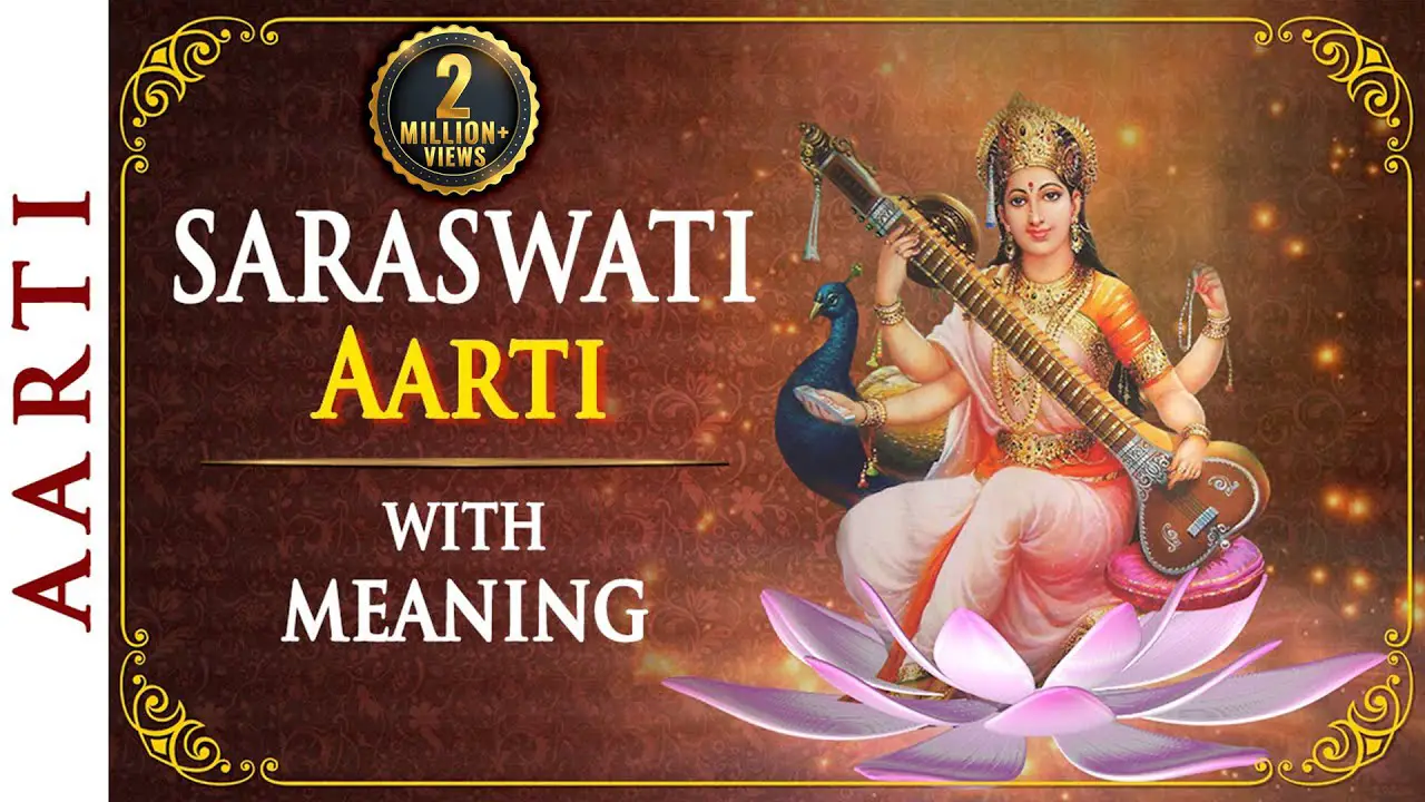 Om Jai Saraswati Mata - Saraswati Aarti with Lyrics | Bhakti Songs | Shemaroo Bhakti