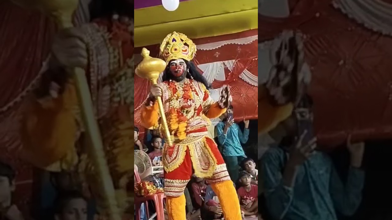 Jhoom Jhoom Nache Dekho Veer Hanuman Lyrics 🚩 #shorts #viral #hanuman #video